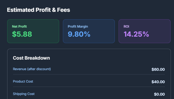 Screenshot: Configure Settings Panel